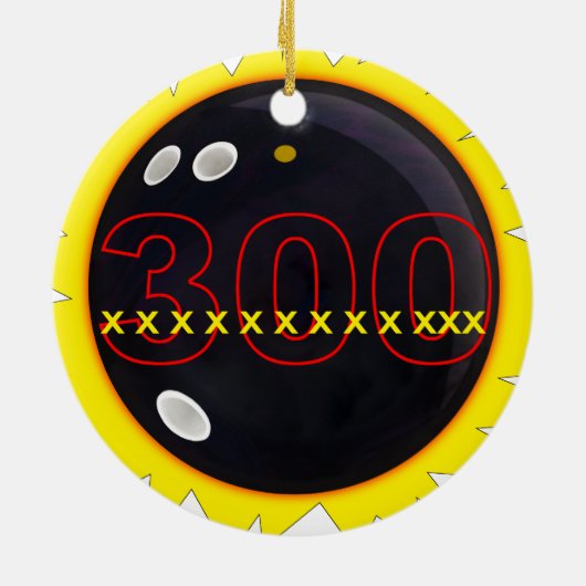 Het perfecte spel keramisch ornament (Achterkant)