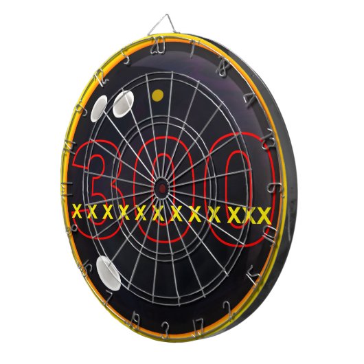 Het perfecte spel spelen dartbord (Voorkant Rechts)