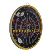 Het perfecte spel spelen dartbord (Voorkant Links)