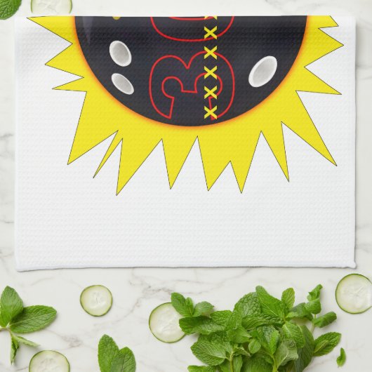 Het perfecte spel theedoek (Gevouwen)