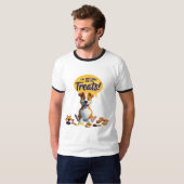 Het perfecte T-shirt voor snackliefhebbers!" (Voorkant volledig)