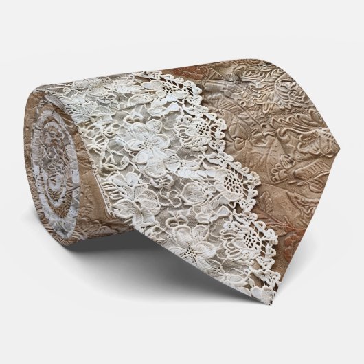 Het perfecte Westerne bruiloft Stropdas voor de Co (Opgerold)