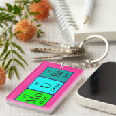 Het periodieke de naamsleutelwoord van de muis sleutelhanger (Voorkant Rechts)