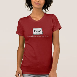 Het periodieke lijstelement van verrassing is Boo, T-shirt