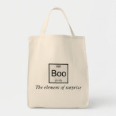 Het periodieke lijstelement van verrassing is Boo, Tote Bag (Voorkant)