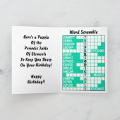 Het periodieke Woord van de Lijst gooit door Kaart (Binnen)