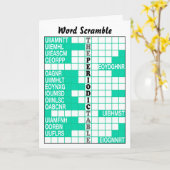 Het periodieke Woord van de Lijst gooit door Kaart (Gele Bloem)