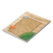 Het perkament op Zand "Mijn noten" - Notitieblok (Linkerzijde)