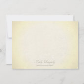 Het perkamentpapier voor de uitnodiging tot het a (Achterkant)