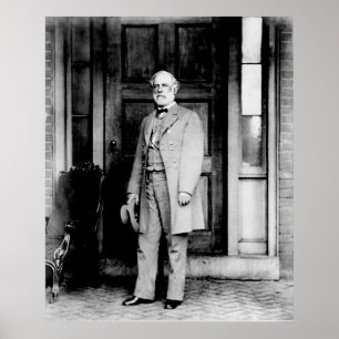 Het permanente portret van generaal Robert E. Lee Poster