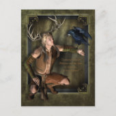 Het Personaliseerbare Briefkaart van het Mannetje (Voorkant)