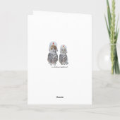 Het Personaliseerbare Grappige RuimteJubileum van Kaart (Achterkant)