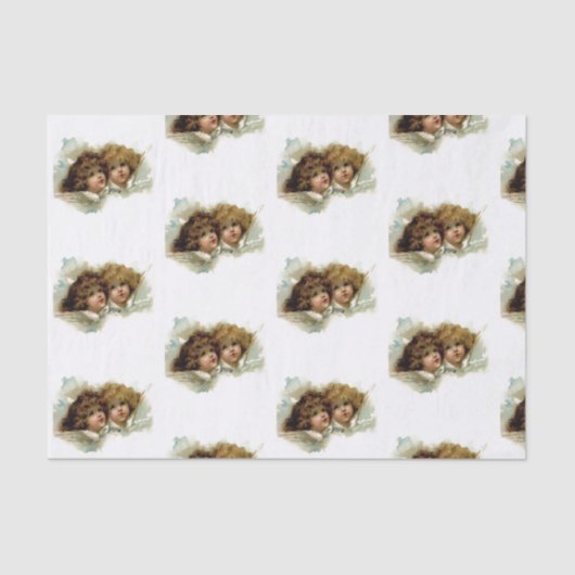 Het PERSONALISEERBARE Papieren zakdoekje van de Tissuepapier (Voorkant)