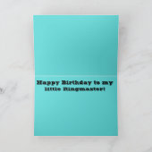 Het Personaliseerbare Vintage Wenskaart van het Kaart (Binnen)