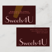 Het Personaliseerbare Visitekaartje van (Voorkant / Achterkant)