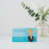 Het Personaliseerbare Visitekaartje van het (Staand voorkant)