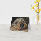 Het Personaliseerbare Wenskaart van de Kaart (Gele Bloem)