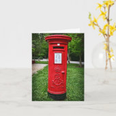 Het Personaliseerbare Wenskaart van de postbus Kaart (Gele Bloem)