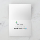 Het Personaliseerbare Wenskaart van de Verjaardag Kaart (Binnen)