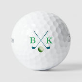 Het personaliseren van Golf Balls met Initialen Golfballen (Voorkant)