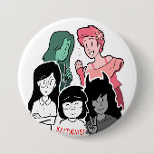 HET PERSONEEL RONDE BUTTON 7,6 CM (Voorkant)