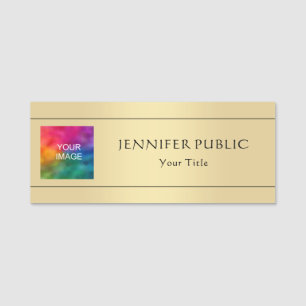 Het personeel van het bedrijf Uw Afbeelding van de Naamplaatje