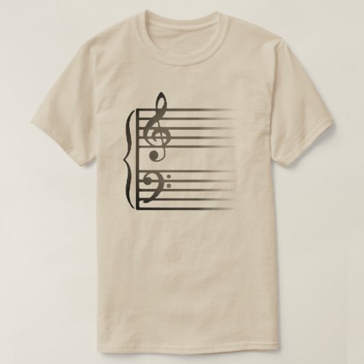 Het Personeel van Musical Life T-Shirt (Design voorkant)