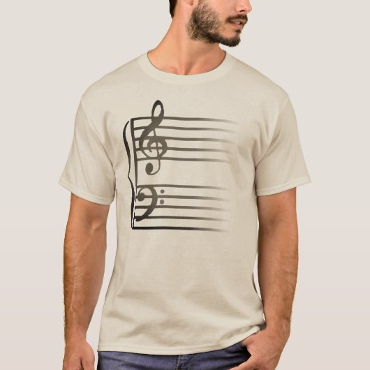 Het Personeel van Musical Life T-Shirt (Voorkant)