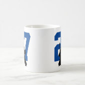 Het persoonlijke Aantal van de Speler van de Goali Koffiemok (Center)