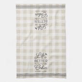 Het persoonlijke leven is beter bij de kajuit Pset Theedoek (Verticaal)