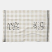 Het persoonlijke leven is beter bij de strand Pset Theedoek (Horizontaal)