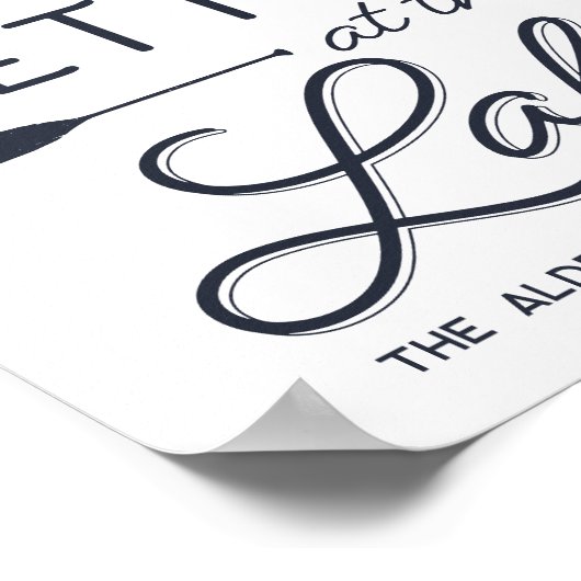 Het persoonlijke leven is beter in het Lake Print (Hoek)