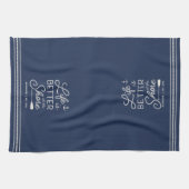 Het persoonlijke leven is beter op de kust theedoek (Horizontaal)