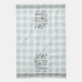 Het persoonlijke leven is beter op de rivier de Ps Theedoek (Verticaal)