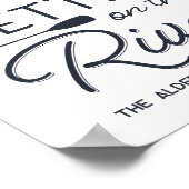 Het persoonlijke leven is beter op de rivierdruk poster (Hoek)