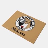 Het persoonlijke leven van Boxer is beter met een Deurmat (Schuin)