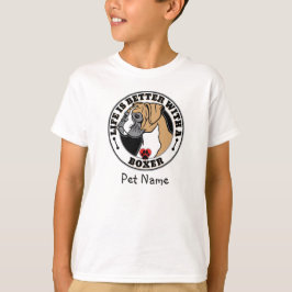 Het persoonlijke leven van Boxer is beter met een  T-shirt