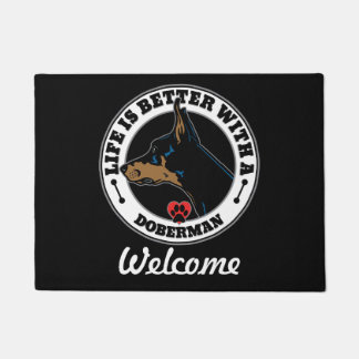Het persoonlijke leven van Doberman is beter Deurmat