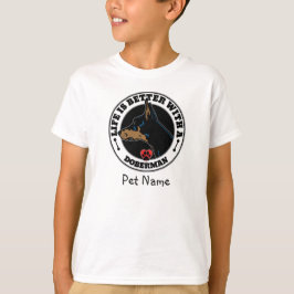 Het persoonlijke leven van Doberman is beter T-shirt