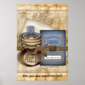 Het persoonlijke Poster van de reiziger (Voorkant)