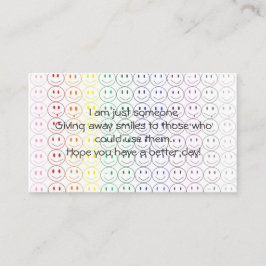 Het persoonlijke Visitekaartje van het wegkwijnen