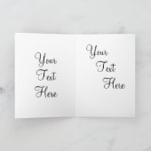 Het Persoonlijke Wenskaart van de douane Kaart (Binnen)