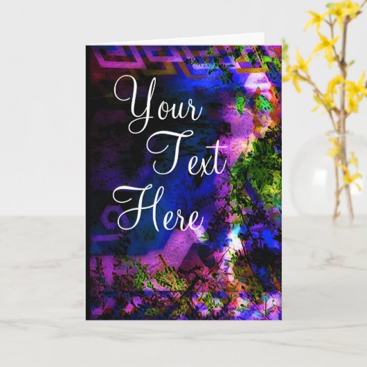 Het Persoonlijke Wenskaart van de douane Kaart (Gele Bloem)