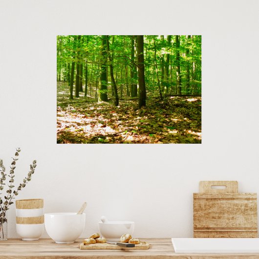 Het perspectief van een hond poster (Keuken)