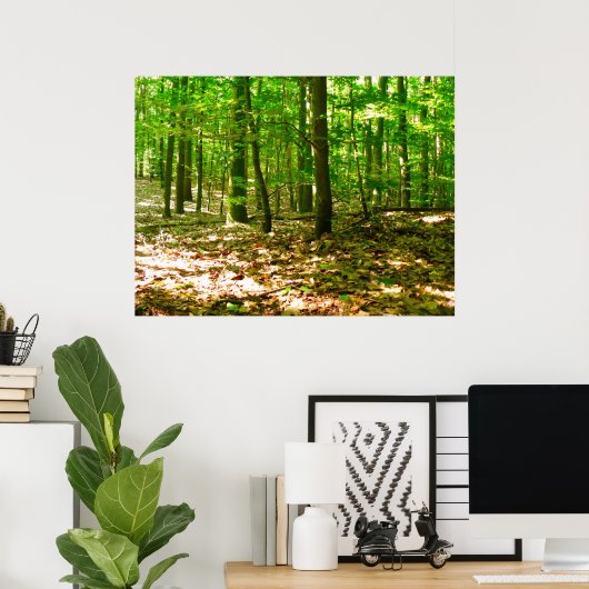 Het perspectief van een hond poster (Thuiskantoor)