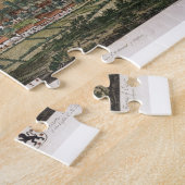 Het perspectief van Nottingham uit het Oosten gegr Legpuzzel (Zijkant)