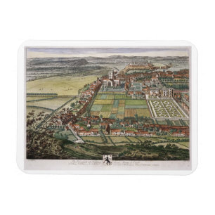 Het perspectief van Nottingham uit het Oosten gegr Magneet