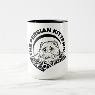 Het Perzische Kittens Logo Mok 1