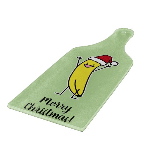 Het pet die van de Kerstman van de banaan de Snijplank (Hoek)