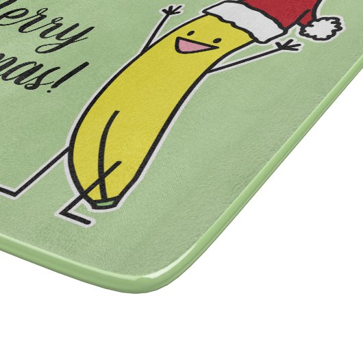 Het pet die van de Kerstman van de banaan de Snijplank (Hoek)